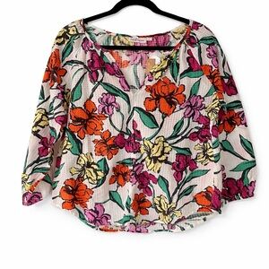 Roller Rabbit Floral Blouse‎ – Size Small (NWT)